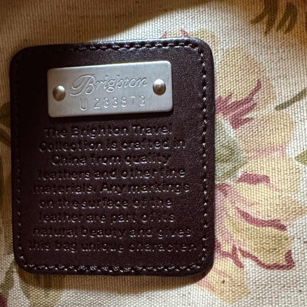 Brighton Croc-Embossed Leather Bag 18inches by 12. - Picture 10 of 16